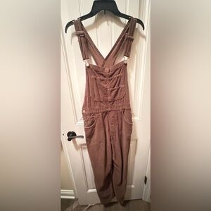 We The Free Tan Corduroy Overalls